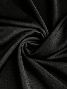 Sweetro Top sin mangas con cuello de volantes y diseño de cintura ceñida, moda de verano para mujeres con inspiración vintage - Negro - Ver 6