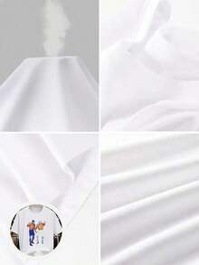 Tienda Local, Camisas de Hombre, Ropa de Hombre, Camisetas Hombre, Camisa de Hombre, Camiseta Lucha Libre 180G Blanca y Negra, Estampado de Luchador, Impresión de Alta Calidad, Cuello Redondo, Corte Holgado Básico, Hombres y Mujeres, Transpirable, Versátil, Lavable a Máquina, Cómoda, Tallas S ~ 3XL, Uso Diario, Casual, Deportiva, Esencial el Verano. - Negro - Ver 8