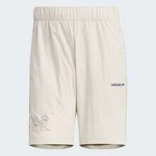 adidas originals x 聯名款 HDL SHORTS M 品牌logo字母刺繡圖案鬆緊中腰五分休閒短褲 男款 清澈棕 - 清澈棕 - 查看 6