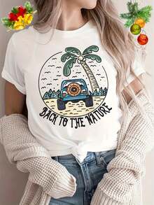 Women T-Shirts - White - View 1