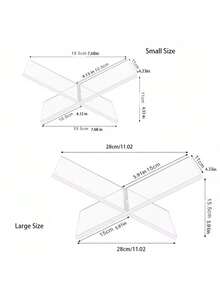 Kệ sách acrylic nguyên khối kiêm giá đỡ sách hình chữ X trong suốt, thiết kế đen trắng trang nhã, phù hợp với mọi không gian. Lý tưởng cho thư viện, nhà ở và các không gian thương mại, kệ trưng bày hoàn hảo sách dạy nấu ăn, album nhạc, tiểu thuyết và tất cả các loại sách khác. - Giá đỡ acrylic - Xem 6