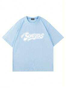 Camiseta de Algodón Puro Estilo Coreano Ajustada y Holgada de Manga Corta para Parejas, Estilo Americano - [Blanco] - Ver 10