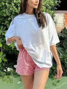 Camiseta Oversize para Mujer con Estampado Gráfico Estilo Y2K Aesthetic Mojito Cocktail Club, Estilo Vintage Retro de los 90s, Ropa de Verano Urbana Casual de Corte Holgado con Hombros Caídos y Cuello Redondo, Top Gráfico Moderno Estilo Preppy Coquette, Camiseta Cómoda y Transpirable para Uso Diario en Vacaciones, Playa, Brunch, Conciertos, Festivales de Música, Club, Fiesta, Regreso a Clases, Estilo Urbano, Salidas Casuales, Moda Casual para Adolescentes y Mujeres Jóvenes - Camiseta Vintage de Estilo Urbano Unisex de Algodón de Manga Corta con Cuello Redondo. - Blanco - Ver 5