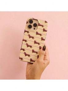 Always Late – Phone 17 Pro Max Case|   Cute Dachshund Dog Design With Pink Bows|   Playful Pet Aesthetic, Durable Dual-Layer Protection|   Compatible For Phone 17 Air, 16, 15, 14, 13, 12, 11 / Pro Max, Plus & Mini - Mixed Color 1 - View 6