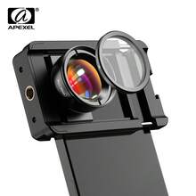 APEXEL 100mm 4K HD Phone Macro Lens,Professional 10X Macro Photography Lens With CPL Filter, Universal Clip Compatible With Almost All Smartphones, Macro Photography Lens Phone Accessory - A - View 3