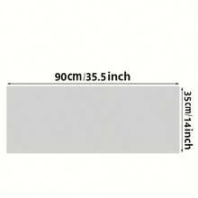 1pc Lemon & Leaf Pattern Oven Microwave Dust Cover, Oven Accessory, Kitchen Appliance Dust Proof Cover, Fresh Kitchen Decor, Watercolor Design, Easy To Clean, Non-Slip - Orange - View 3