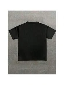 Camiseta de Cuello Redondo con Estampado de Verano 2026, Camiseta Vintage de Rapero con Collage de Retratos, Camiseta Musical Vintage de los 90, Manga Corta Unisex, Ropa Superior para Hombres y Mujeres, Moda de  Global, Ropa de Verano de Algodón Puro, Camiseta para Hombres y Mujeres, Camiseta Gráfica, Ropa Urbana, Camiseta Divertida - Negro - Ver 2
