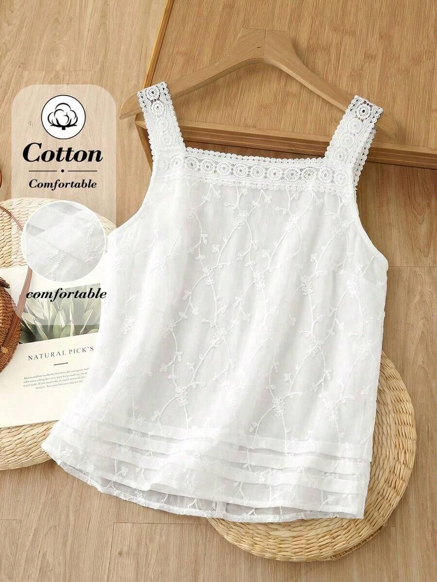Blusa casual, cómoda y elegante de color azul marino para primavera y verano - Blanco 2 - Ver 1