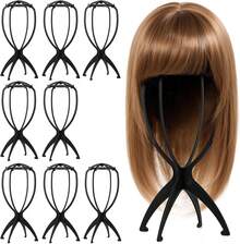 9-Piece Portable Wig Stand Set For Multiple Wigs - 1 - View 9