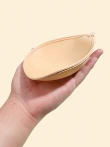 Reggiseno adesivo nude push-up senza spalline e senza schienale, con supporto laterale del seno, invisibile e senza cuciture, per abiti da matrimonio e da festa, coppe A-D - Multicolore - Visualizzare 3