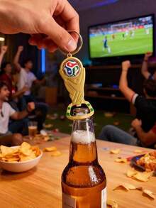 Móc khóa mở nắp chai bia World Cup 2026, làm từ hợp kim kẽm và acrylic chất lượng cao, nhỏ gọn, dễ mở, thích hợp cho các buổi họp mặt gia đình, quán bar, tiệc tùng. Món quà tuyệt vời cho bạn bè, bạn trai, người hâm mộ bóng đá và người yêu bia. Cũng là một món quà sinh nhật hoàn hảo. Quà lưu niệm dành cho người hâm mộ bóng đá bằng hợp kim kẽm chất lượng cao, móc khóa mở nắp chai bia World Cup 2026 Mỹ-Canada-Mexico. - Nhiều màu - Xem 6