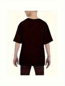 Elegante Camiseta Diaria con Diseño Divertido de la Tabla Periódica Científica - Camiseta de manga corta y cuello redondo de poliéster suave y transpirable, adecuada para adolescentes - Diseño "Es Ciencia" con elementos coloridos de la tabla periódica - Camiseta de moda elegante, adecuada para todas las estaciones. - Negro - Ver 2