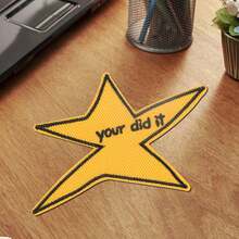 A 'You Did It' Star Embroidery Patch - A - View 5