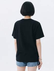 Women T-Shirts - Black - View 2