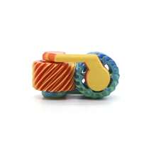1pc Finger Spinner Keychain | Portable Stress Relief Mini Fidget Toy, Suitable For Office, High Pressure Groups, Stress Relief Tool, Convenient To Carry, Birthday/Holiday Gift, Hanging On Backpack/Keys, Plastic Material - Multicolor - View 12