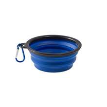 Foldable Portable Silicone Dog Feeding Bowl 2 In 1 Pet Food Dispenser, Outdoor Travel Dog Cat Hanging Bottle Food Water Container - 1L - View 13