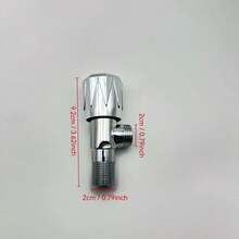 Thickened Anti-Explosion Angle Valve, 1/4" Universal Installation Interface, Sealed Leak-Proof, Water Supply Control For Kitchen, Bathroom, Balcony, Suitable For Water Heater, Toilet, Washing Machine - Popularity - View 10