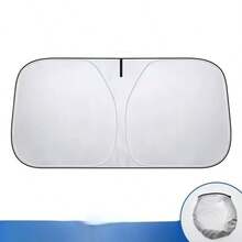 Upgraded Universal Car Windshield Sun Shade, Foldable Car Sun Visor, Easy Installation And Storage, Effective Heat Insulation Material, Blocks Strong Light And UV, Reduces Glare, Protects Interior, Keeps Car Comfortable, Practical Car Accessory, Essential For Summer Driving, Suitable For Daily Use, Travel, And Commuting - Upgraded Car Sunshade - View 9