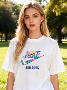 Dam-T-shirts - Vitt - Visa 6