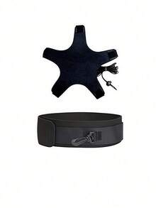 1 pièce Entraîneur de rebond de volley-ball, sangle de balle de pentagramme réglable avec ceinture de taille, corde de traction élastique, équipement d'assistant pour la pratique du service, de la frappe et de la passe au volley-ball. Convient pour le football et le volley-ball, équipement d'entraînement de rebond pour sports de plein air - Multicolore - Voir 2