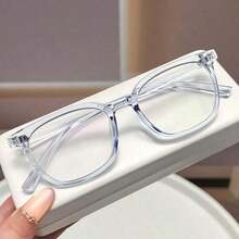 2026 New Retro Square Fashion Glasses, Cat-Eye Oversized Frame, European And American Style, Sturdy Spring Hinge, Perfect For Halloween And Christmas Gifts - Suitable For Women's Everyday Wear - Clear Lenses - Màu nâu cà phê - Xem 2