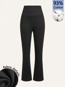 Pantalones acampanados de cintura ancha - Multicolor - Ver 9