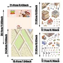 Disney | Disney TOY STORY 趣味自製小鎮 DIY 微縮場景貼紙 可愛卡通貼紙，適用於剪貼簿、手帳、水壺，生日禮物文具、學校獎勵、派對用品，適合成人紓壓消磨時間 - 1 Set - 查看 6