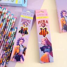 12 pièces/set Stylos marqueurs fluorescents double-pointe de dessin animé, cadeau pour filles, cadeau de haute valeur pour la rentrée scolaire/anniversaire/vacances [livraison aléatoire] - Multicolore - Voir 8