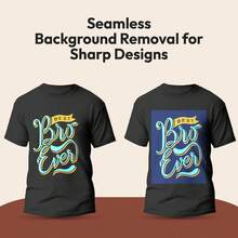 Custom T-Shirts For Men/Women With Image/Text Personalization On The Front And Back. The Perfect Personalized Shirt - Black - View 7