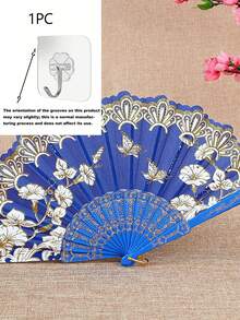 Foldable Lace Hand Fan, Suitable For Both Men And Women, Great For Parties, Weddings, Churches And Dance Events - Multicolor - View 11