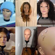 1set Female Wig Mannequin Holder Cosmetology Display For Wig Making Styling And Training Lightweight And Portable For Salon Use - View 8