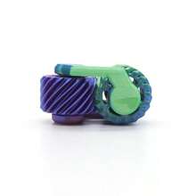 1pc Finger Spinner Keychain | Portable Stress Relief Mini Fidget Toy, Suitable For Office, High Pressure Groups, Stress Relief Tool, Convenient To Carry, Birthday/Holiday Gift, Hanging On Backpack/Keys, Plastic Material - Multicolor - View 13