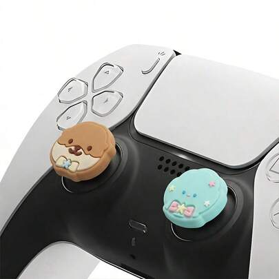 Durable Game Controller Joystick Protective Cap, Enhances Grip And Control To Prevent Finger Slippage, Ocean Series, Sea Otter Shell Design, Compatible With PS2/3/4/5, Series X/S, 360/One, Switch Pro, Made Of Silicone, Easy To Install, Great Gift, Gamepad Joystick Decoration Cover, Gaming Controller Accessory