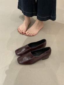 Women Wedges & Flatform - Burgundy - View 9