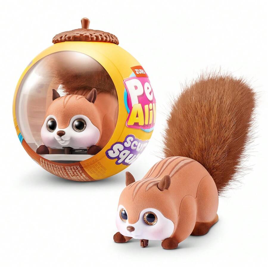ZURU Pets Alive 叽叽喳喳小鸟神秘蛋，互动式会说话的毛绒玩具，电子复述玩具，可爱惊喜拆箱礼物，适合3岁以上女孩和儿童