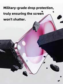4pcs Full Coverage Tempered Glass Screen Protector, High Definition High Hardness, Scratch-Resistant, Shockproof, Fingerprint-Proof, Oil-Proof, Compatible With Phone Case, No White Edges, No Bubbles, Easy Installation - Clear - View 5