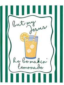 Jesus Lemonade T-Shirt, But My Jesus Is Making Lemonade, Women's Graphic Tee, Casual Round Neck Short Sleeve Summer T-Shirt - 玫紅色 - 查看 6