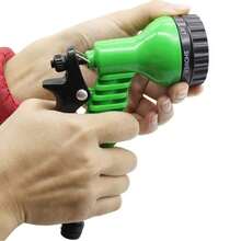 7-Way Adjustable Spray Modes, High-Pressure Garden Hose Nozzle, Threaded Connector/Suitable For Irrigation, Gardening, Car Washing And Yard Cleaning Expandable Hose Spray Gun, Car Washing Gardening Spray Gun, Household Tool, Gardening Spray Gun, Multi-Function Water Gun/Lightweight Ergonomic Grip, Non-Slip Handle, - 1pc Nozzle - View 7