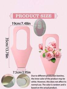 5 chiếc/10 chiếc - Túi quà hoa bằng giấy Kraft có tay cầm, túi đựng hoa tự làm cho Ngày của Mẹ, Ngày Nhà giáo, Đám cưới, Sinh nhật, Tiệc tùng - Hộp hoa giấy Kraft màu hồng phù hợp cho người bán hoa. - Hồng - Xem 8