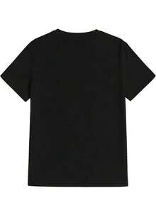 Men's Short-Sleeved Summer T-Shirt, Fun And Spanish Style. Loose And Comfortable. - Black - View 2