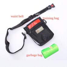 Bộ 3 túi đựng đồ huấn luyện chó, có dây đeo vai, dây thắt lưng điều chỉnh được, hộp đựng túi đựng phân, tiện dụng để đựng thức ăn, đồ ăn vặt và đồ chơi cho chó. - Nhiều màu - Xem 11