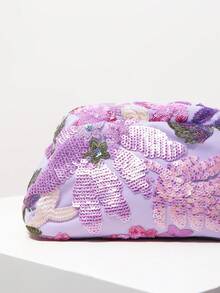 (隨機圖案) 女款手拿包、亮片包、花卉、刺繡包、晚宴、派對穿搭、舞會包、舞會配件、婚禮用品、優雅、禮物 - 彩色 - 查看 4