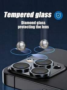 1pc Transparent Lens Protector Film, Scratch-Resistant & Shock-Absorbing Design, Easy Installation, Seamless Fit, High Definition Transparency, Durable Material, Suitable For Smartphone Users, Digital Device Protection Film, Compatible With IPhone 17 Pro Max/17 Pro/17 Air/17/16 Pro Max/16 Pro/16 Plus/16/15/14/13 Pro Max/13 Pro, Phone Accessories, Compatible With Phone Cases, Minimalist Premium Lens Protection - Clear - View 4