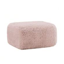 Aviana Ottoman Plush Fabric - 粉色 - 查看 2