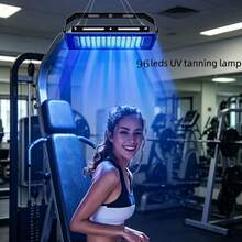 Sunbathing Lamp With Tripod, 395 Wavelength, USB Easy To Install, Suitable For The Whole Body, Suitable For Both Men And Women As Holiday Gifts, Giving Eye Masks. - Black - View 5