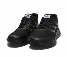 Adidas 新款男女通用运动鞋，EDGE网面透气跑步鞋 - 黑色 - 查看 4
