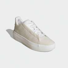 Adidas Acesmash 款丨輕盈緩震透氣厚底男女同款休閒運動板鞋 - 米白 - 查看 4