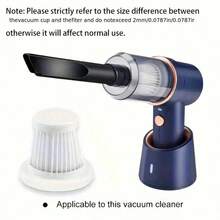 5/10 piezas Cartucho de filtro reutilizable y lavable para aspiradora inalámbrica de coche, material de plástico, adecuado para modelos específicos, sin batería, cartucho de filtro de esponja ciclónica, aplicable para la serie V8 - Multicolor - Ver 3