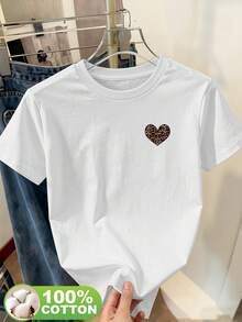 Dam-T-shirts - Vitt - Visa 4