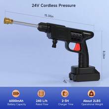 Pistola de lavado de coches - Enchufe EU Tipo C(220-240V) - Ver 7